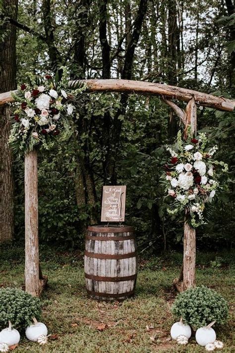 33 Rustic Wedding Arches For Cozy Celebrations Weddingomania