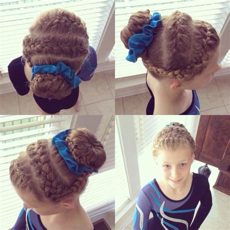 Cute Hair For A Gymnastics Meet Black Girl Short Hairstyles Gym