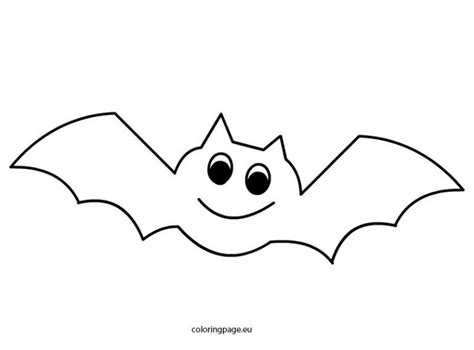 Halloween Coloring Page Bat Coloring Page