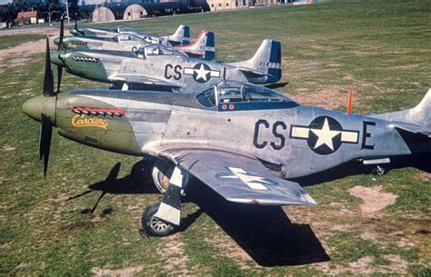 P 51d Mustangs Of The 4th Fighter Group Wings Tracks Guns P51