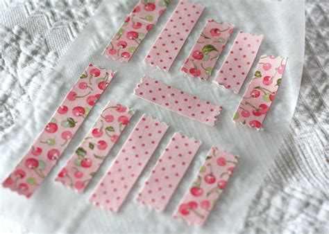 Amy J Delightful Blog Fabric Washi Tape Strips Tutorial