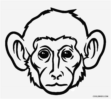 Real Monkey Coloring Pages Coloring Pages