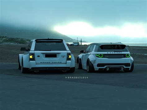 Slammed Range Rover And Discovery Sport Look Like The Future Race Cars