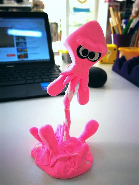 Finalyy I Finised My Diy Splatoon Squid Project With Pink R Nintendoswitch