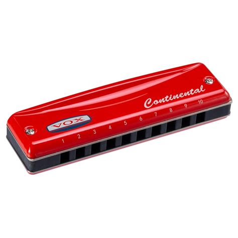 Vox Harmonica Vox Continental Red A At Gear4music