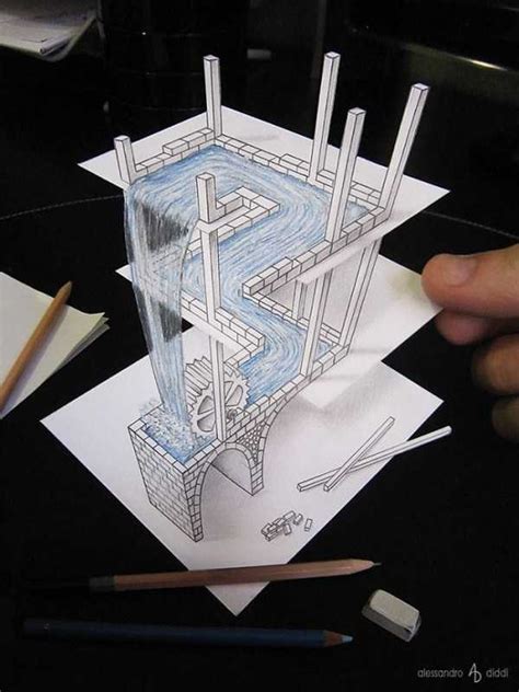 34 Incredible 3d Pencil Drawings By Alessandro Diddi Klykercom