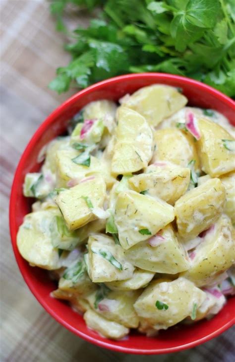 Classic American Potato Salad Gluten Free Vegan Strength And Sunshine Rebeccagf An