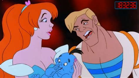 Princess Daphne And Dirk The Daring In Don Bluth S Classic Space Ace Animated Movie Style Video