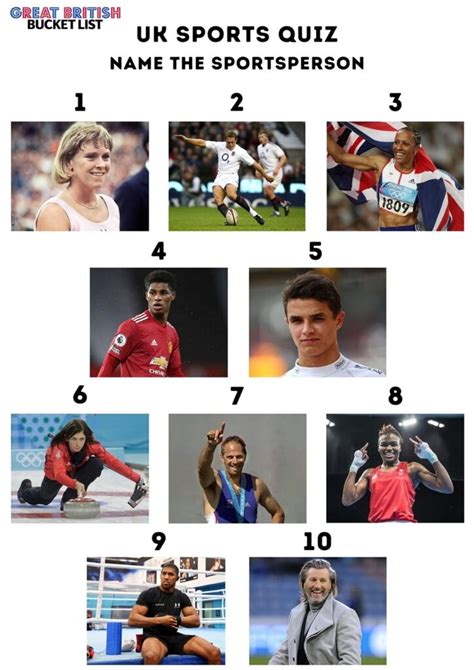 50 uk sports quiz questions and answers 2024