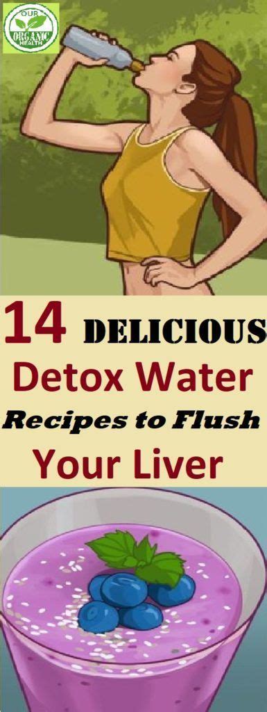 14 Delicious Detox Water Recipes To Flush Your Liver Detox Water