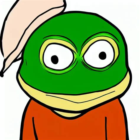 Pepe The Frog Anime Illustration Stable Diffusion Openart