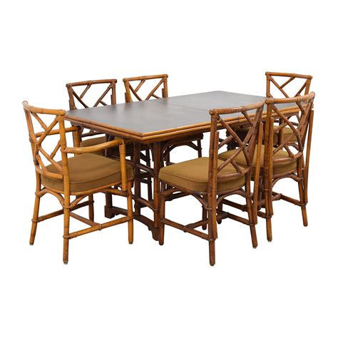 6,617 bamboo restaurant furniture products are offered for sale by suppliers on alibaba.com, of which garden chairs accounts for 8%, bamboo chairs accounts for 7%, and rattan / wicker chairs accounts for 5%. 64% OFF - Bamboo Dining Set with Six Chairs / Tables