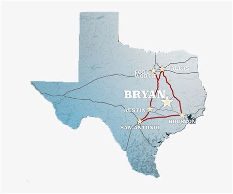 Download Map Of Texas Lake Bryan Texas Map Hd Transparent Png