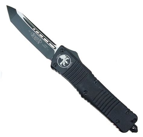 Microtech 144 1t Tactical Combat Troodon Te Otf Auto Knife Black Blade