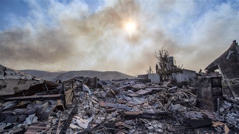 Aftermath Of The 2018 California Camp And Woolsey Wildfires