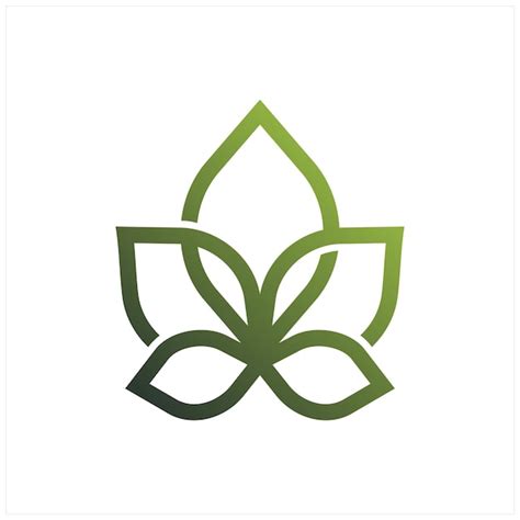 Premium Vector Linear Lotus Logo Templates Vector Floral Linear Lotus