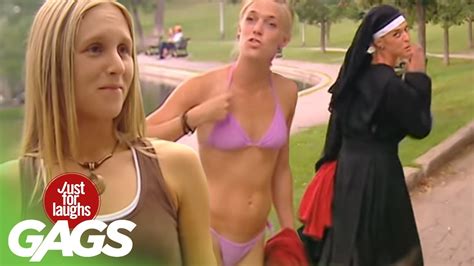 Sexy Bikini Nun Just For Laughs Gags Youtube