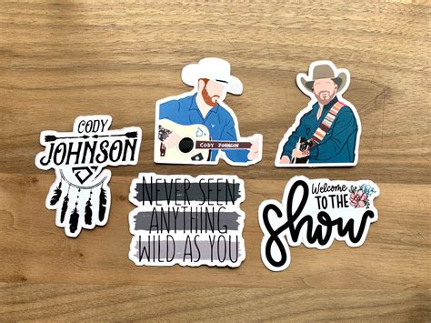 Cojo Nation Cody Johnson Country Music Singer Decal Sticker Etsy