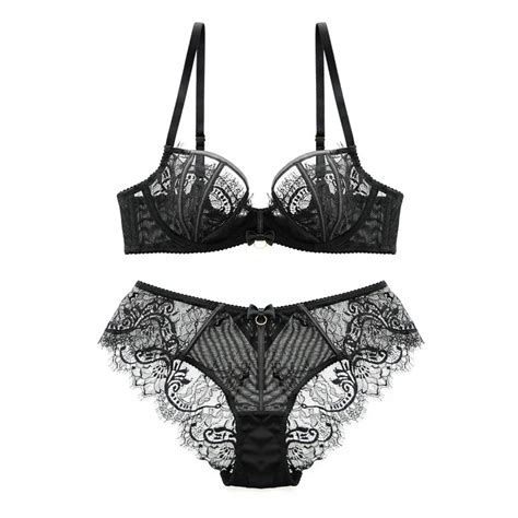 Temptation Lingerie Ultra Thin Cup Underwire Push Up Womens Underwear No Pad Lace Sexy Bra Tops