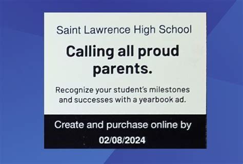 Yearbook Ads Are On Sale Now Brasher Falls Central School District