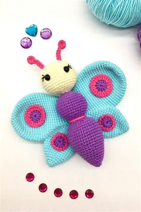 Free Crochet Butterfly Pattern Cuddly Stitches Craft