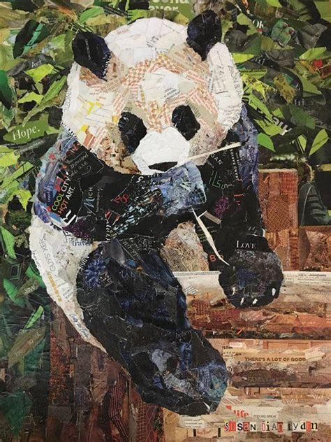 Panda Collage | Collage artwork, Collage art, Collage