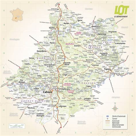 Carte | Département du Lot