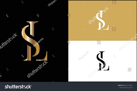 Sl Ls Abstract Letters Logo Monogram Stock Vector Royalty Free 2002177622