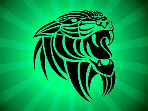 Panthera Tribal Vector Vector Art And Graphics