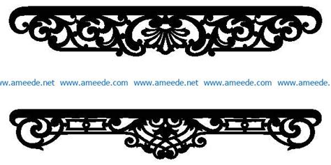 Border Design File Cdr And Dxf Free Vector Download For Laser Cut Cnc