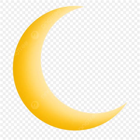 Gambar Bulan Kuning Bulan Sabit Kuning Yellowmoon Kuning Bulan Png