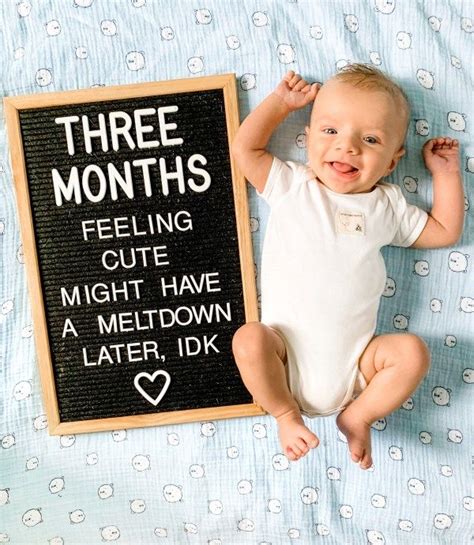 Baby Letter Board Ideas Newborn 3 Months Diy Darlin Baby