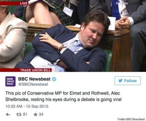 Bbc Apologises For Sleeping Alec Shelbrooke Tweet When Tory Mp Is