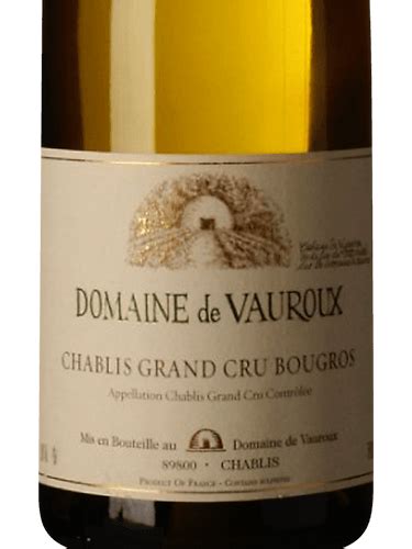 Domaine De Vauroux Chablis Grand Cru Bougros Vivino Hong Kong