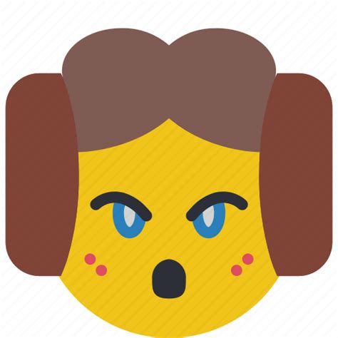 Emojis Emotion Lea Leah Oh Princess Smiley Icon Download On