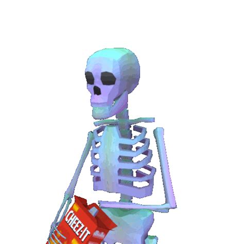 Skeleton Waiting Patiently 