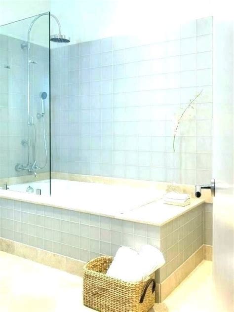 Below are 13 best pictures collection of best tub shower combo photo in high resolution. Glass Shower Wall over corner jacuzzi tub # ...