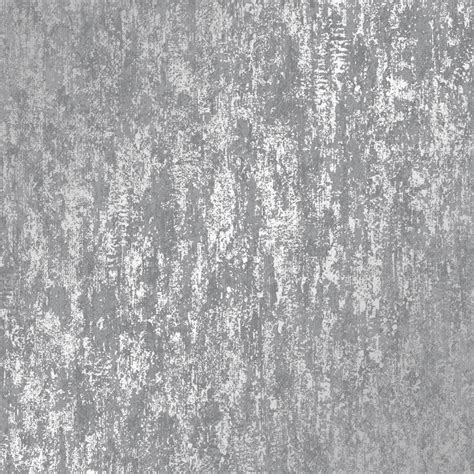 I Love Wallpaper Platinum Industrial Metallic Wallpaper Grey