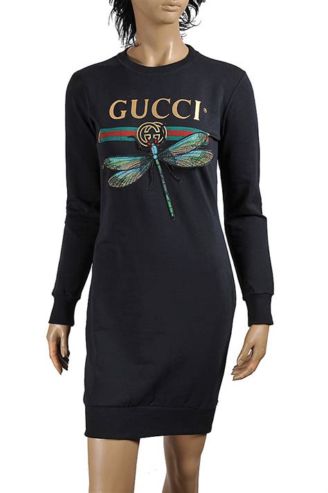 Browse the latest collections, explore the campaigns and discover our online assortment of clothing and accessories. Womens Designer Clothes | GUCCI cotton long dress with ...