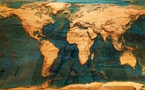 Download Wallpapers Wooden 3d World Map Creative 3d Maps World Map