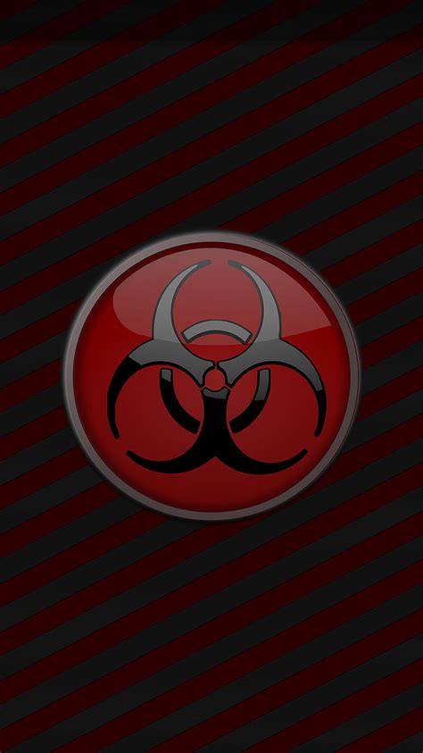 Red Biohazard Wallpaper