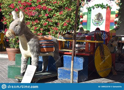 Olvera Street In Los Angeles California Editorial Stock Photo Image