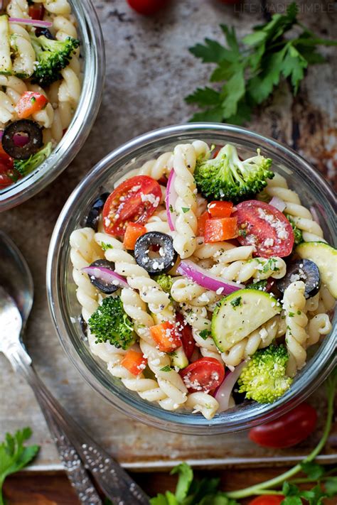 Summer Veggie Pasta Salad Life Made Simple