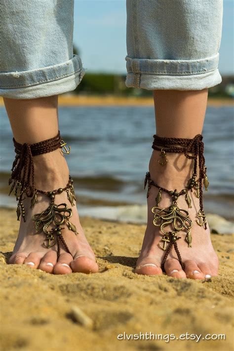 barefoot sandals bottomless sandals foot jewelry barefoot sandal soleless sandals bare foot