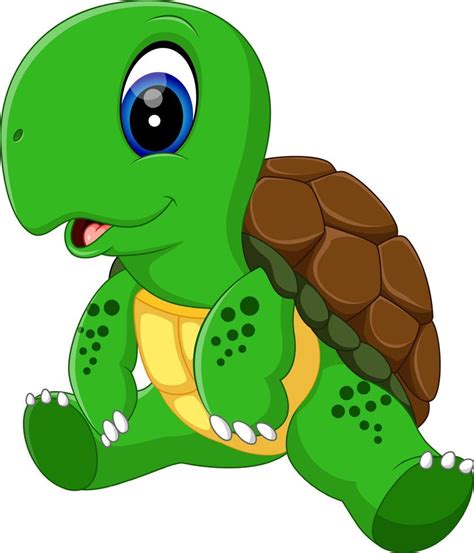 Illustration Of Cute Turtle Cartoon 7915866 Vector Art At Vecteezy