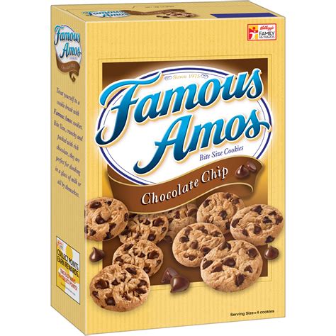 Treat yourself to a cookie break with famous amos® cookies. Famous Amos Chip Chocolate Size Bite Cookies 12.4 oz