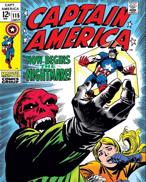 The Cover To Captain America Comic Book