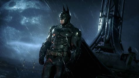 Batman Batman Arkham Knight Video Games Night Rain Wallpapers Hd