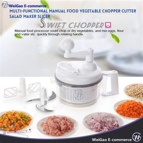 Starmarket Swift Chopper Manual Food Processor Salad For Kitchen