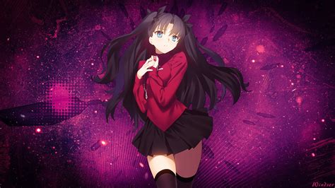 Rin Tohsaka Fate Stay Night Unlimited Blade Works Wallpaper Hd Anime